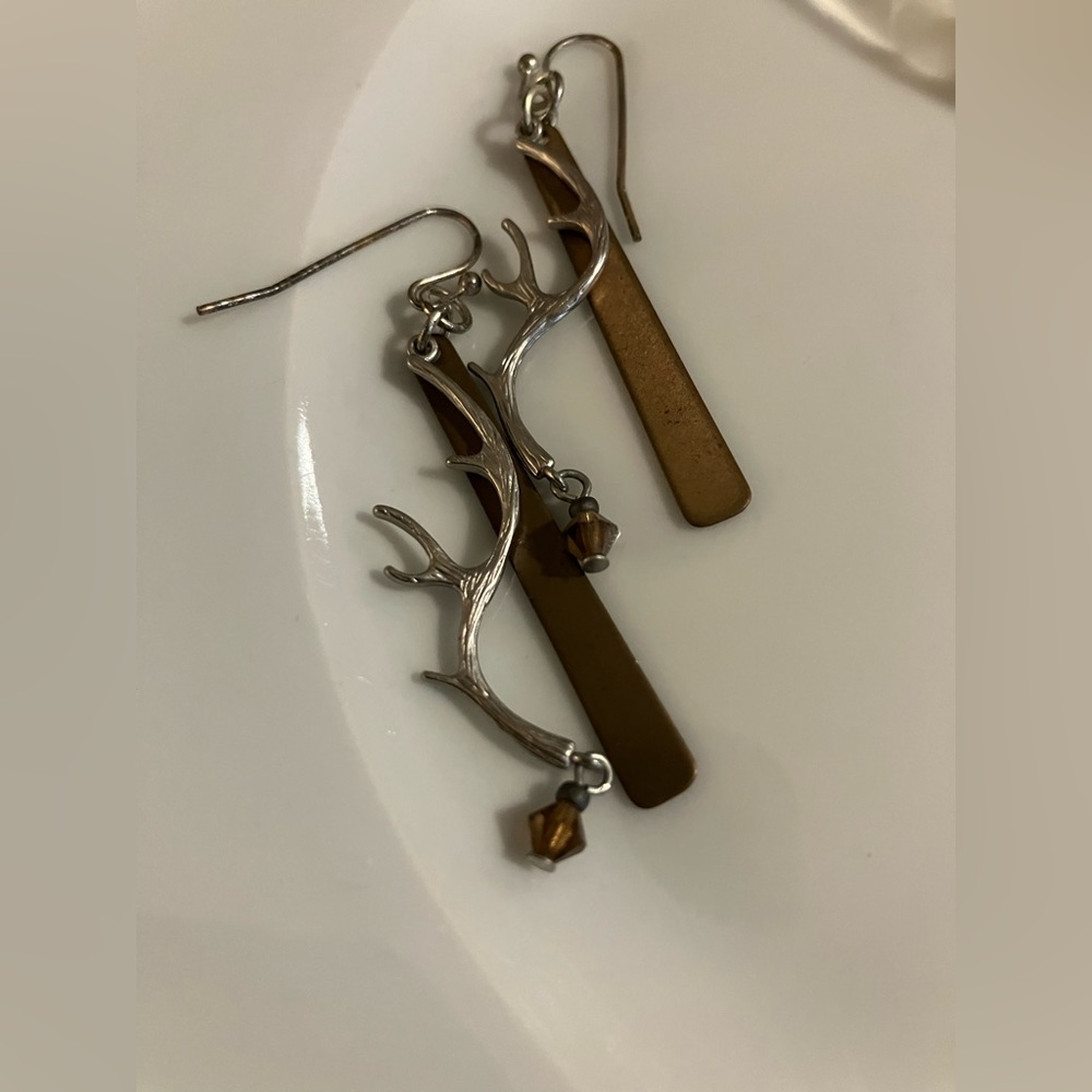 Antler earrings